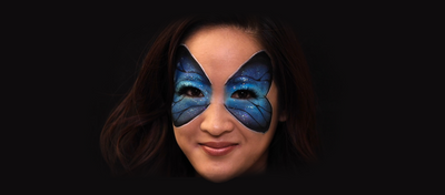 makeup BUTTERFLY FACE PAINTing: SFX TUTORIAL SERIES, PART 6