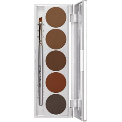 Kryolan Eyebrow Powder Palette 5 Colors Brow Palettes   