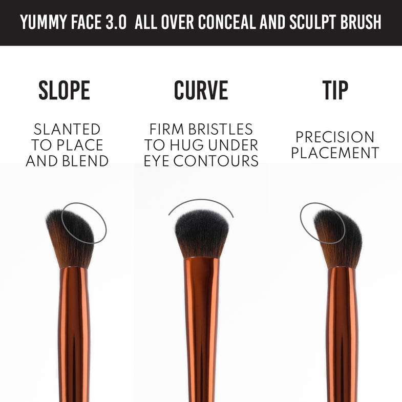 Danessa Myricks Beauty Yummy Face 3.0 All Over Concealer Brush Face Brushes   