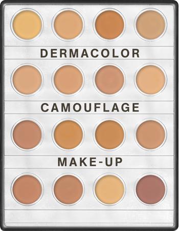 Kryolan Dermacolor Camouflage Creme Mini-Palette 16 Colors Foundation Palettes   