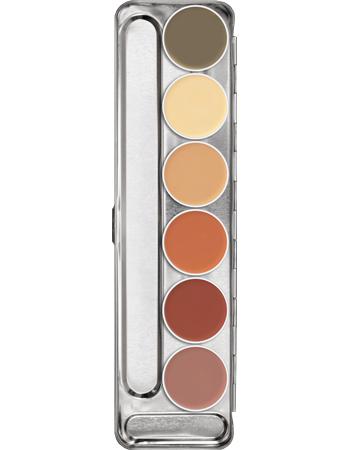 Kryolan Dermacolor Camouflage Creme Palette 6 Colors Foundation Palettes S  