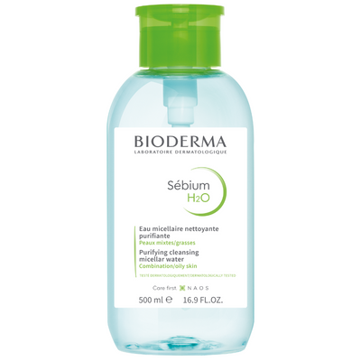 Bioderma Sebium H2O Makeup Remover 500 ml. Pump  