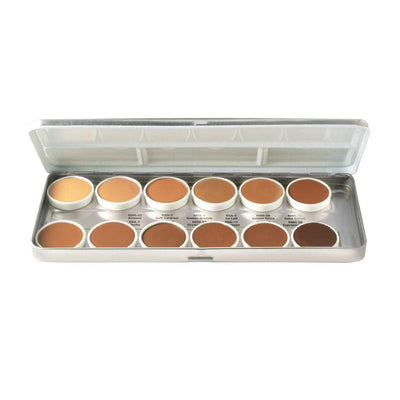 Ben Nye Olive-Brown Matte HD Foundation Palette Foundation Palettes   