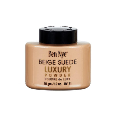 Ben Nye Beige Suede Bella Luxury Powder Loose Powder 1.2oz (BV-71) (Talc Free)  