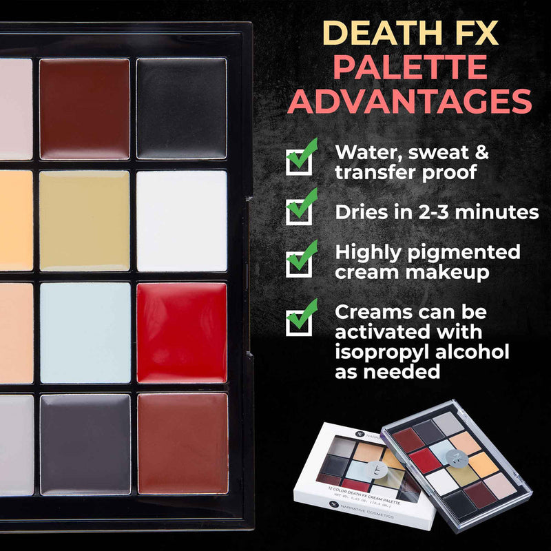 Narrative Cosmetics Quick Drying Death FX Cream Makeup Palette FX Palettes   