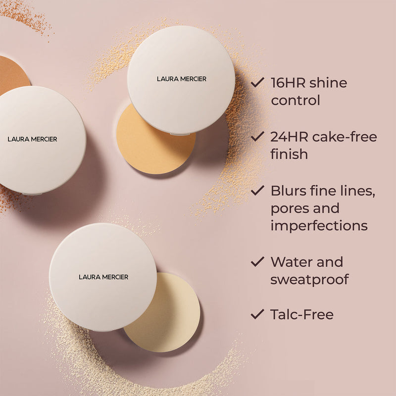 Laura Mercier Translucent Pressed Talc-Free Waterproof Setting Powder Ultra-Blur Pressed Powder   