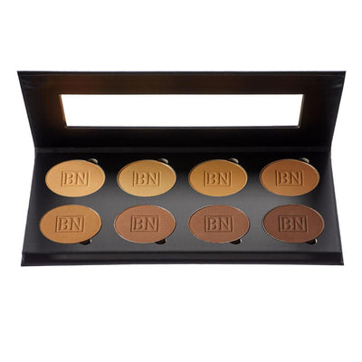 Ben Nye MediaPRO Poudre Palette Powder Palettes Mojave (MHCP-8) (Talc Free)  