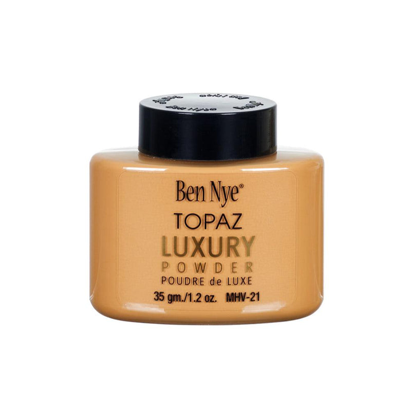 Ben Nye Topaz Luxury Powder Loose Powder 1.2oz Shaker Bottle (MHV-21) (Talc Free)  