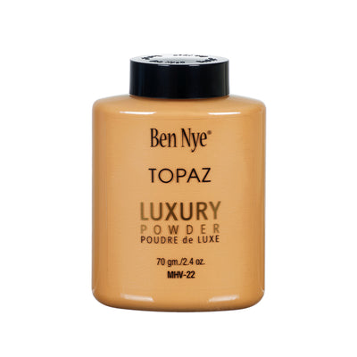 Ben Nye Topaz Luxury Powder Loose Powder 2.4oz Shaker Bottle (MHV-22) (Talc Free)