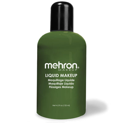 Mehron Liquid Makeup for Face Body and Hair FX Makeup 4.5oz Green 