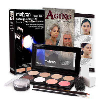 Mehron Mini-Pro Student Makeup Kit Makeup Kits Fair/Olive Fair (KMP-NF)  