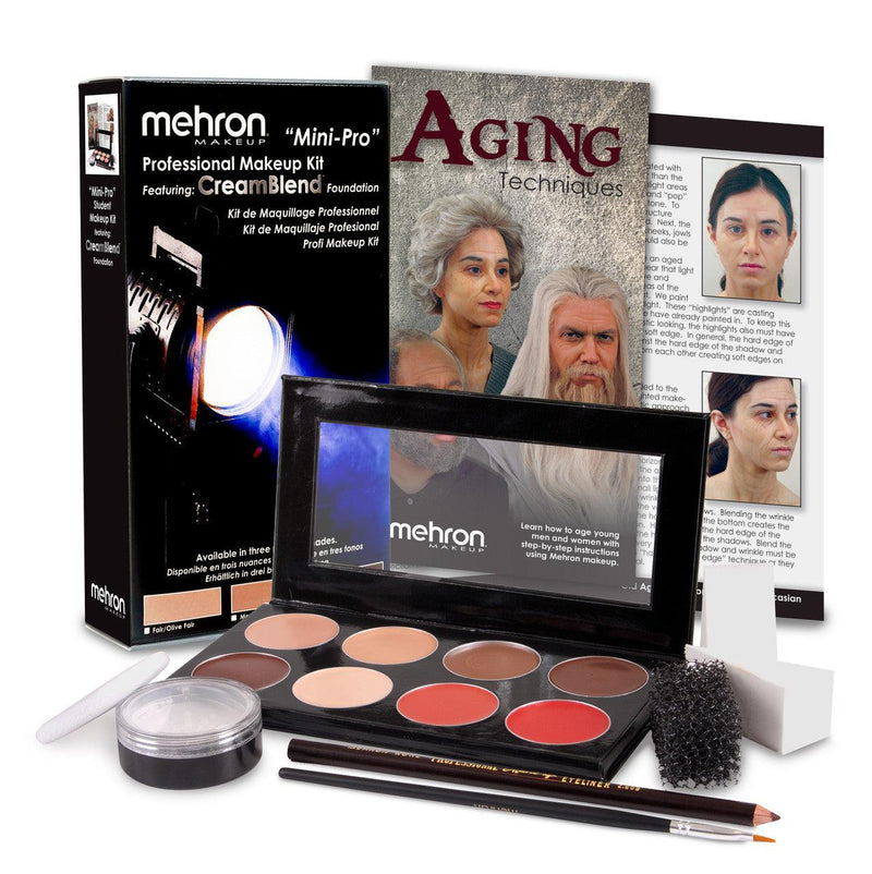 Mehron Mini-Pro Student Makeup Kit Makeup Kits Medium Dark/Dark (KMP-ND)  