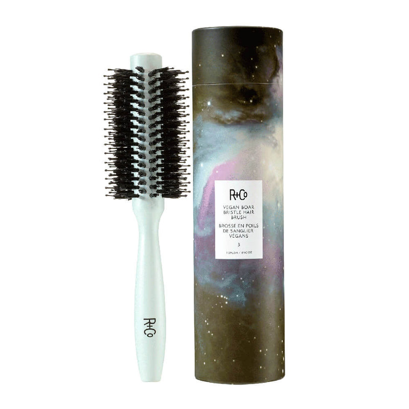 R+Co Vegan Boar Bristle Hair Brush 