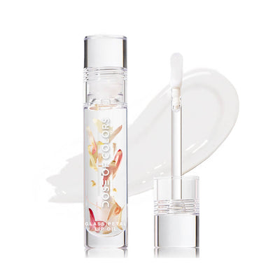 Dose of Colors Glass Petals Lip Oil Lip Oil Top Coat (Clear)  