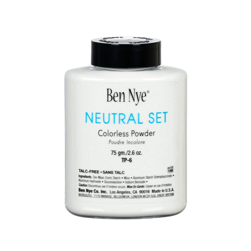 Ben Nye Neutral Set Colorless Face Powder Loose Powder 2.6 oz (TP-6) (Talc Free)  