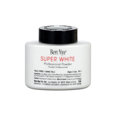 Ben Nye Super White Professional Powder Loose Powder 1.2 oz (TP-7) (Talc Free)  