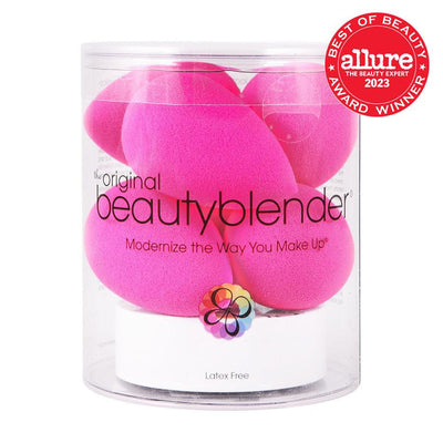 Beautyblender Original PINK Pack (6 Blenders + 1 Solid Cleanser) Sponges   