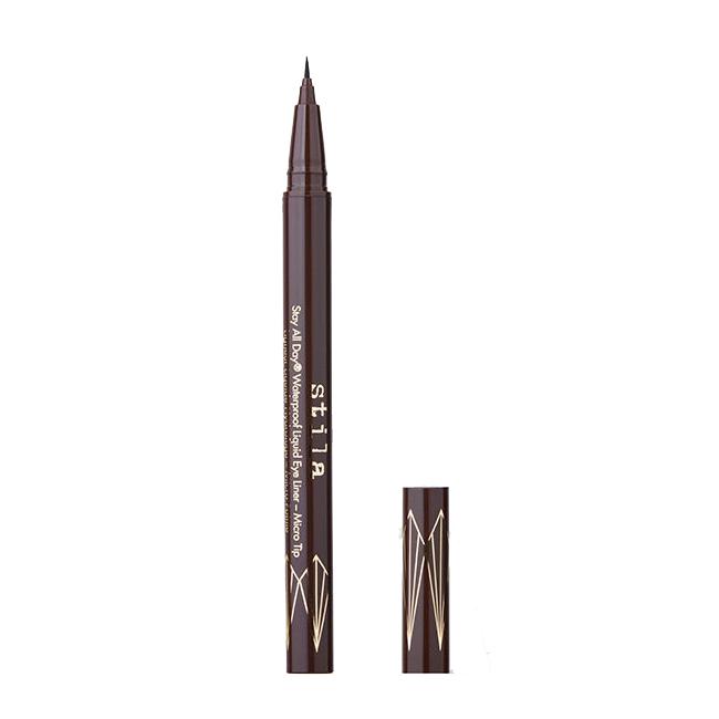 Stila Stay All Day Waterproof Liquid Eyeliner Microtip Eyeliner Dark Brown  