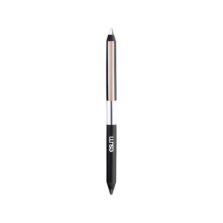 Esum Dual Eye Pencil Eyeliner Black/Diamond  