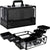 Just Case Armored Acrylic 6 Tier Pro Makeup Case (JMP002) Makeup Cases Black  