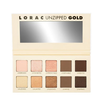 LORAC UNZIPPED™ GOLD Eye Shadow Palette Eyeshadow Palettes   