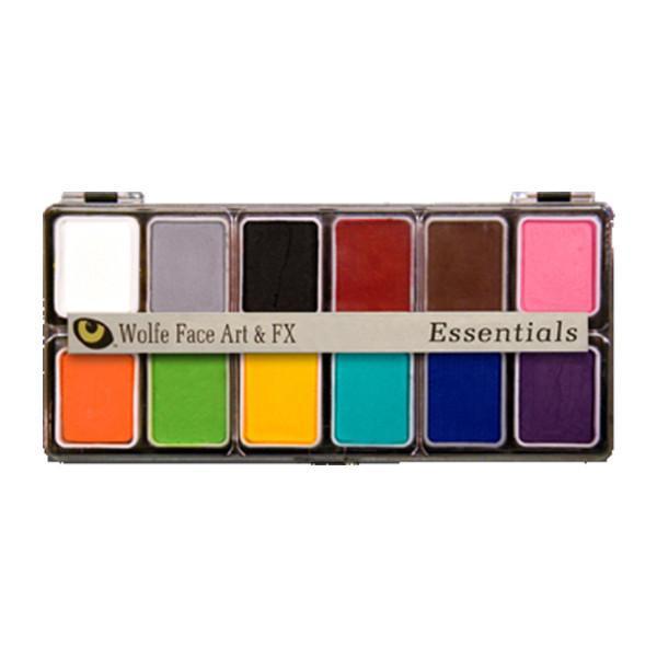 Wolfe FX Hydrocolor Palette Water Activated Palettes Essential Color Palette (12-Color)  