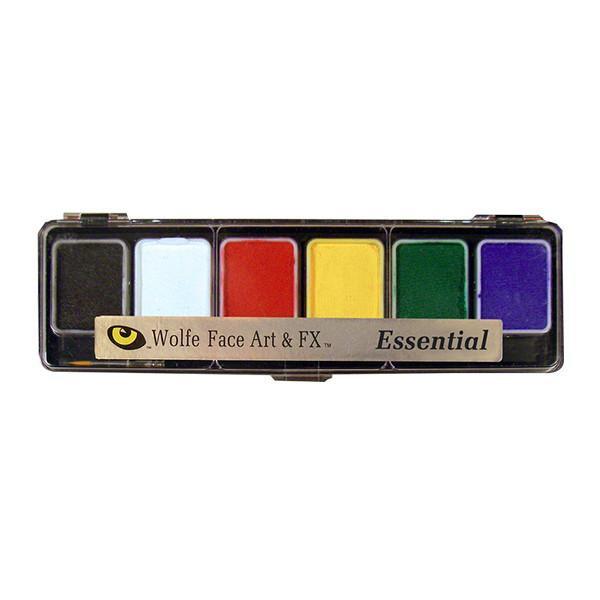 Wolfe FX Hydrocolor Palette Water Activated Palettes Essential Color Palette (6-Color)  