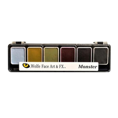 Wolfe FX Hydrocolor Palette Water Activated Palettes Monster Color Palette (6-Color)  