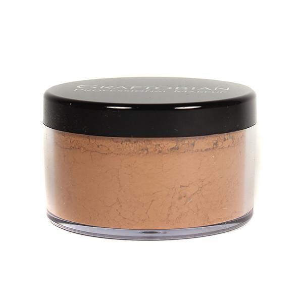 Graftobian Pro Setting Powder Loose Powder .7 oz. Container Skin Tone Dark 