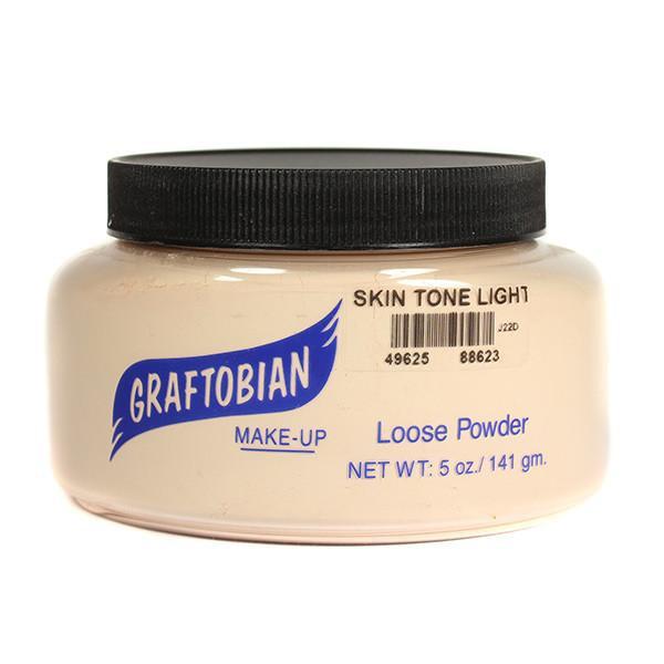 Graftobian Pro Setting Powder Loose Powder 5 oz. Jumbo Bulk Tub Skin Tone Light 