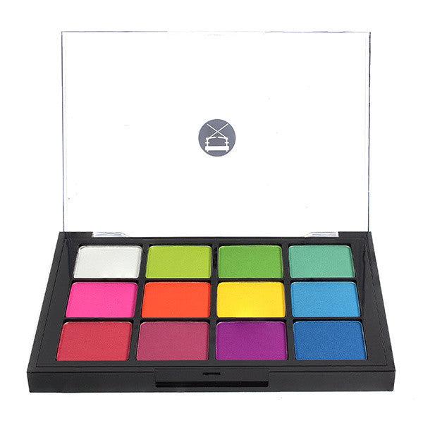 Viseart Editorial Brights Mattes 08 SlimPro Eyeshadow Palette Eyeshadow Palettes   