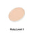 Kett Fixx Creme Ruby Tone Pan REFILL Foundation Refills Ruby Level 1 (FR1-P)  