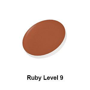 Kett Fixx Creme Ruby Tone Pan REFILL Foundation Refills Ruby Level 9 (FR9-P)  