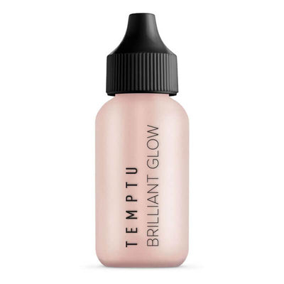 Temptu Brilliant Glow: Illuminating Primer & Skin Perfector 1oz Airbrush Highlighter Fair to Light  