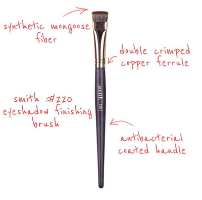 Smith Cosmetics 220 Eyeshadow Finishing Brush Eye Brushes   