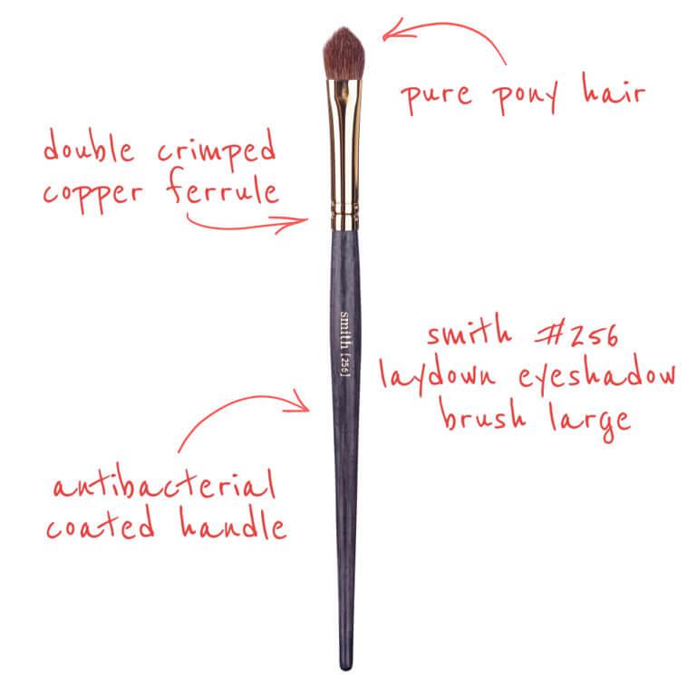 Smith Cosmetics 256 Arrowhead Laydown Brush Large Eye Brushes   