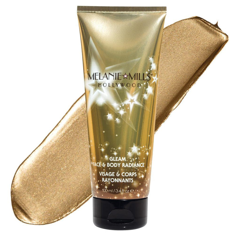 Melanie Mills Hollywood Gleam Face & Body Radiance Body Bronzer Disco Gold Radiance  