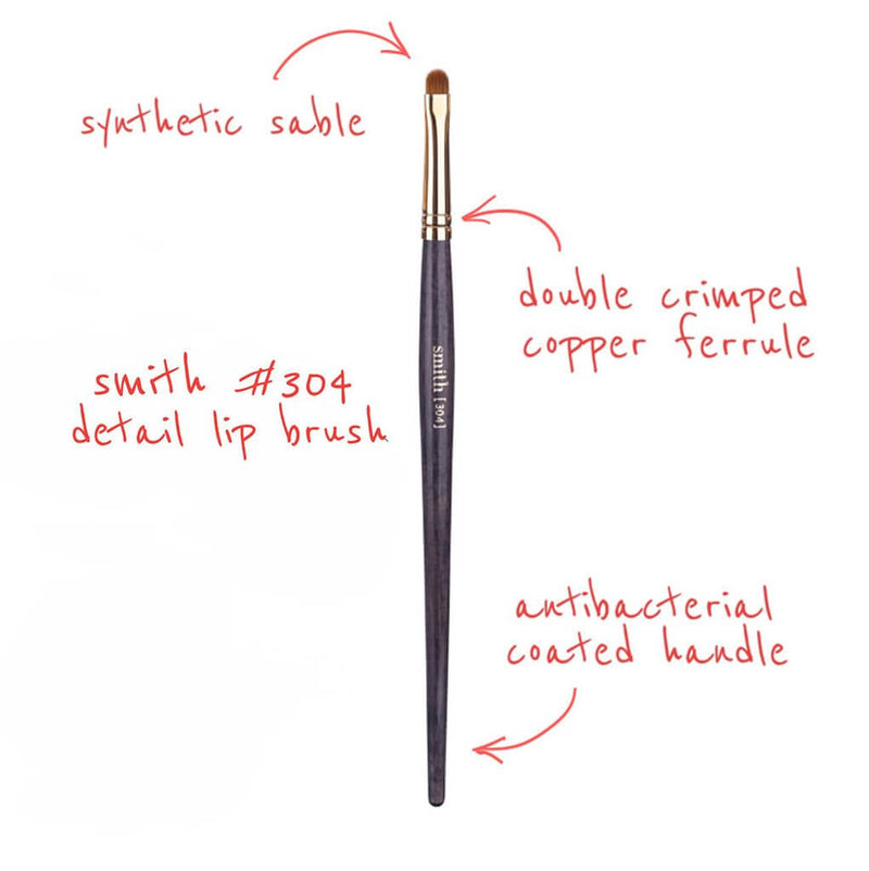 Smith Cosmetics 304 Detailed Lip Brush Lip Brushes   