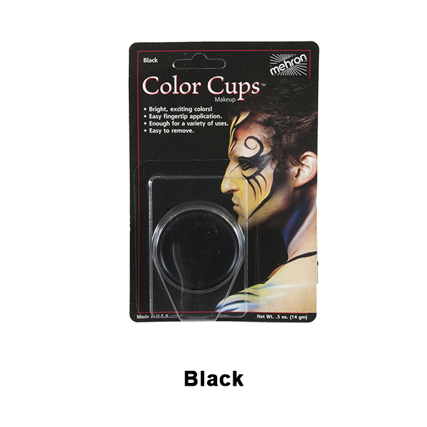 Mehron Color Cups FX Makeup Black (CCC-B)  