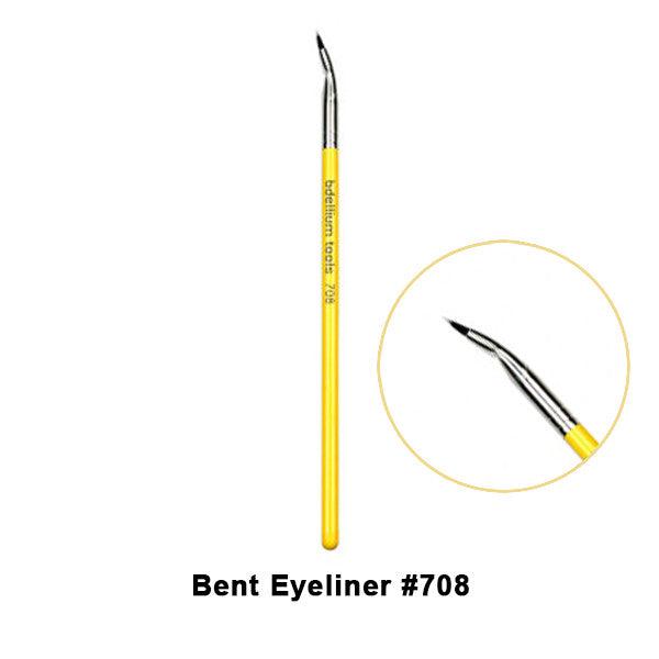 Bdellium Tools Studio Line Brushes for Eyes Eye Brushes 708  Bent Eyeliner (Studio)  