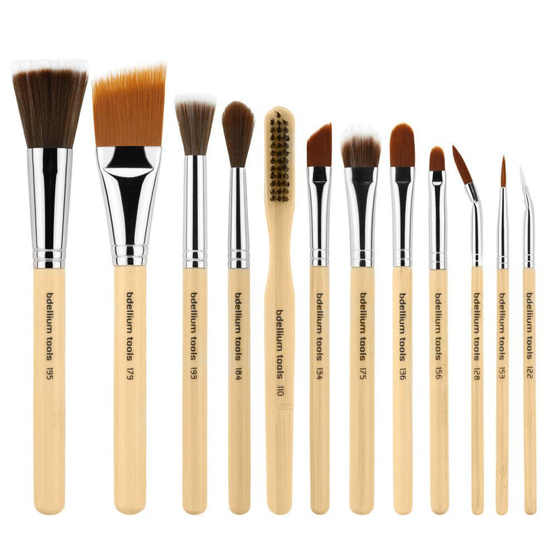 Bdellium Tools SFX 12pc. Brush Set with Double Pouch (1st Collection) SFX Brush Sets   