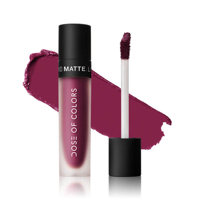 Dose of Colors Liquid Matte Lipstick Liquid Lipstick Berry Me (LML302)  