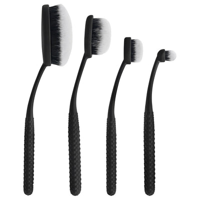 Royal and Langnickel MODA Pro 4pc Face Perfecting Kit - Black Brush Sets   