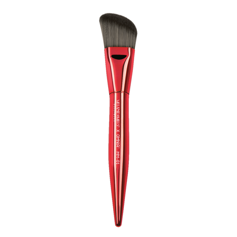 Melanie Mills Angled Face & Body Makeup Brush Brush (MM01 x Omnia) Face Brushes   