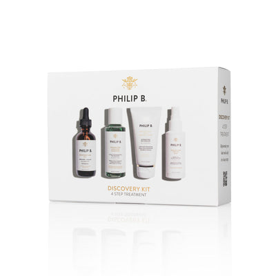 Philip B 4 Step Treatment Discovery Kit Hair Sets   