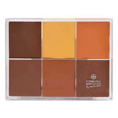 Maqpro 6-color Fard Creme Foundation Palette Foundation Palettes   