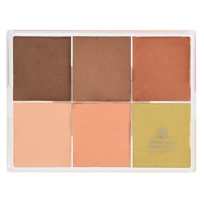 Maqpro 6-color Fard Creme Foundation Palette Foundation Palettes   