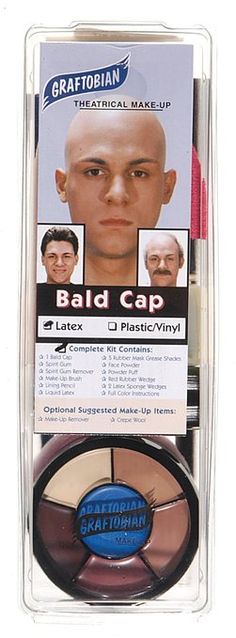 Graftobian Bald Cap Kit Bald Caps   