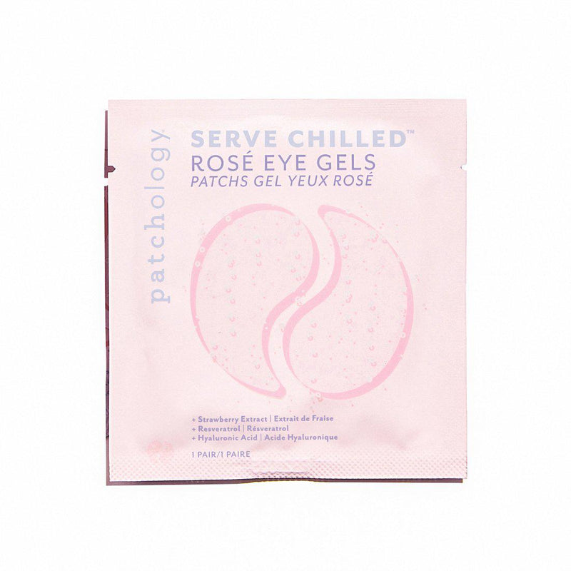 Patchology Served Chilled Rose Eye Gels Eye Masks Single  