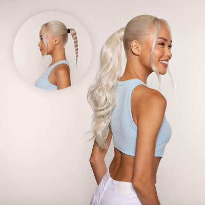 Insert Name Here Jordynn Ponytail Extension Hair Extensions Platinum (Icy Platinum Blonde)  